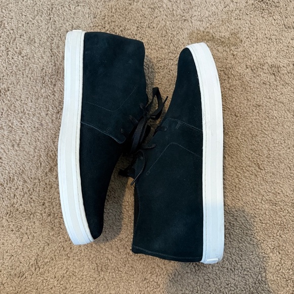 Sorel Mens C-Street Chukka WP boots Black, Sea Salt Suede Leather Size 14 main image 7